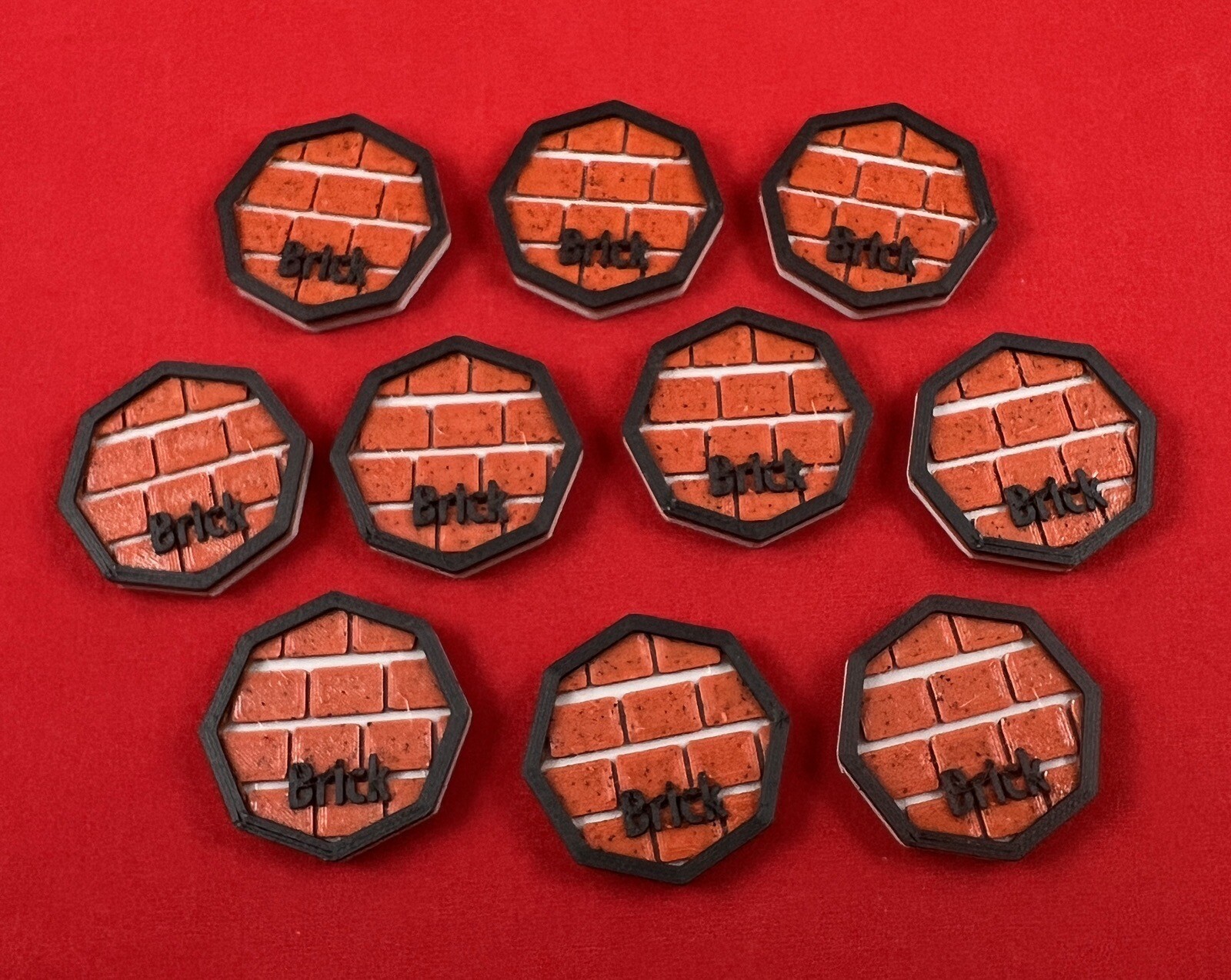 Brick Counters (10) - Compatible with Universal Counters Set for Magic