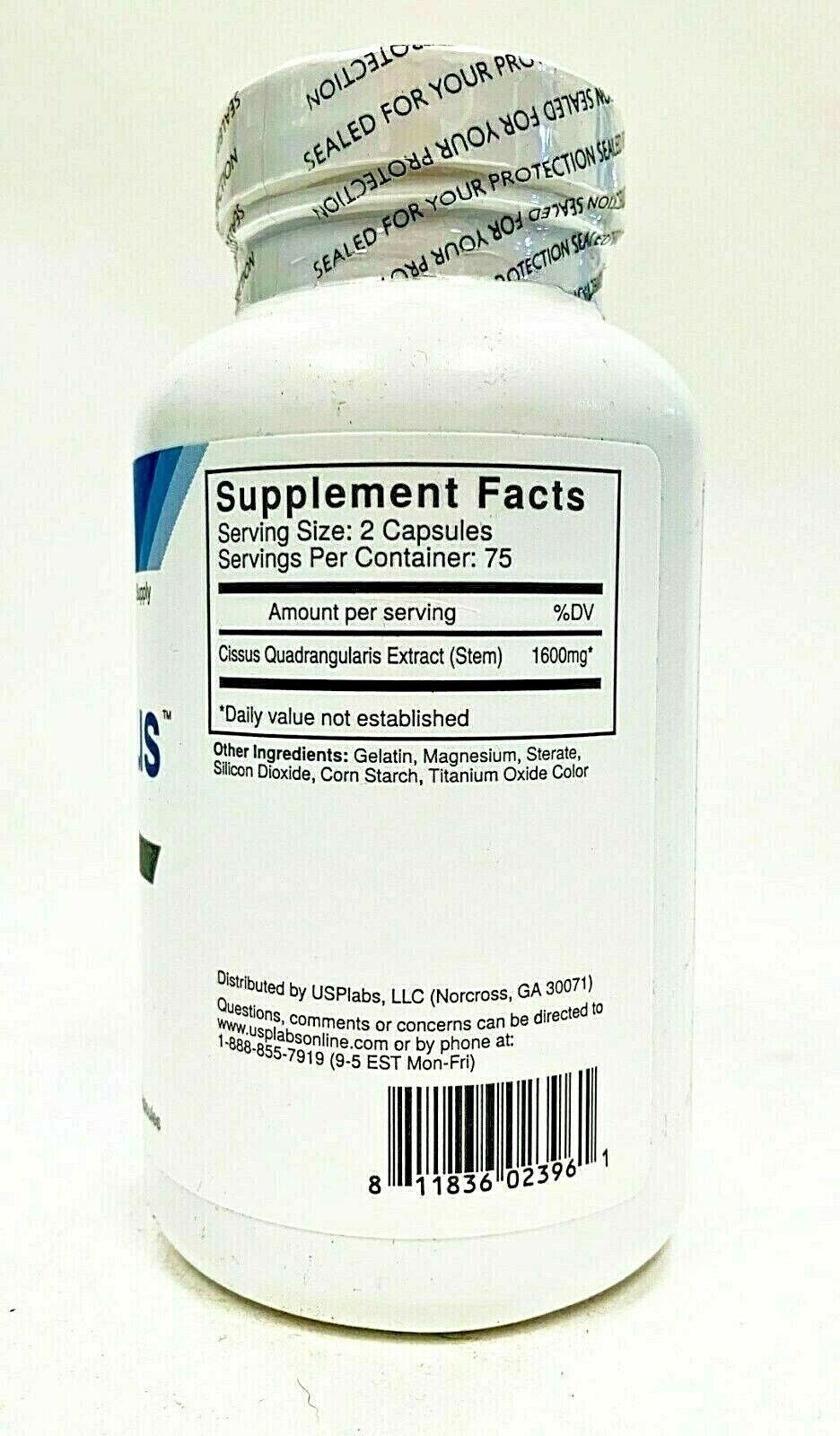 USP Labs SuperCissus Award Winning Cissus Quadrangularis Extract 150 Capsules