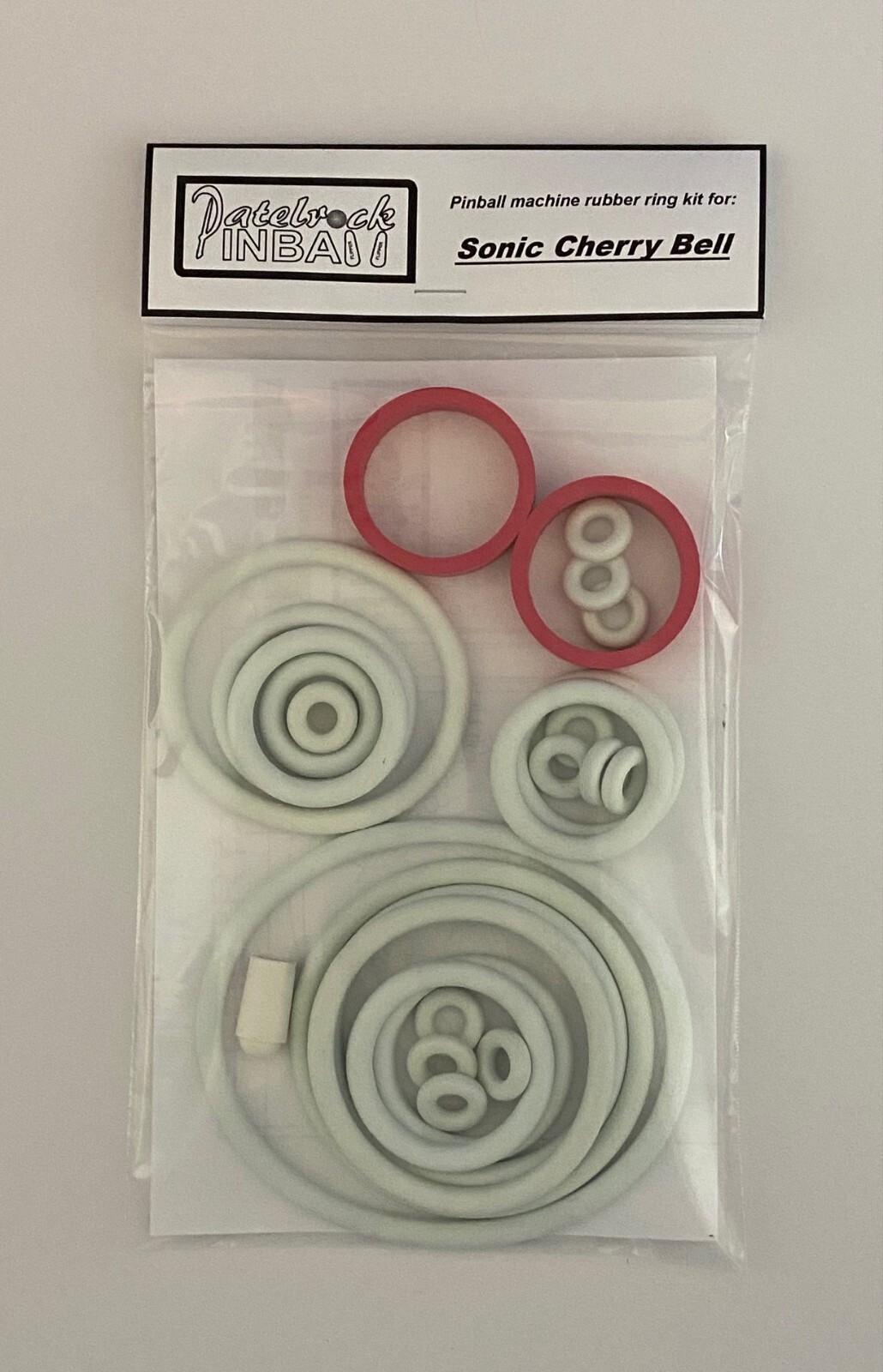 1977 Sonic Cherry Bell Pinball Machine Rubber Ring Kit
