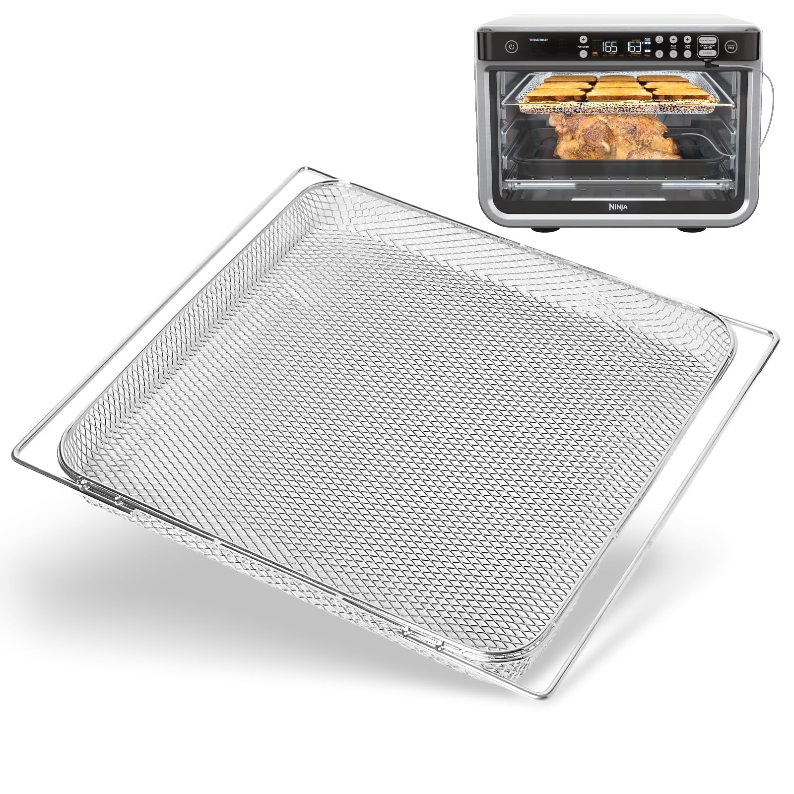 Fryer Oven Basket Baking Trays for Ninja Foodi DT251 DT201 Series Fryer Oven,...