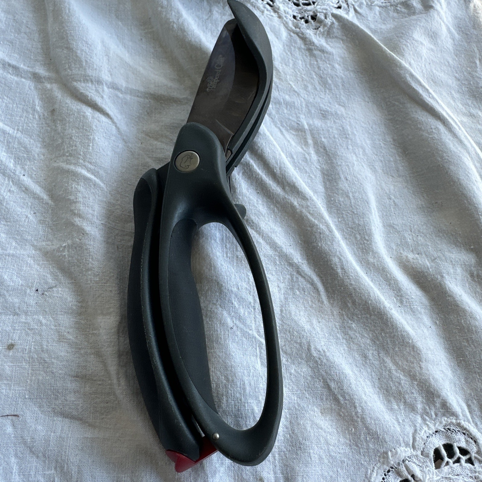 Pampered Chef Salad Chopper Double Bladed Cutting Scissors Shears 16D