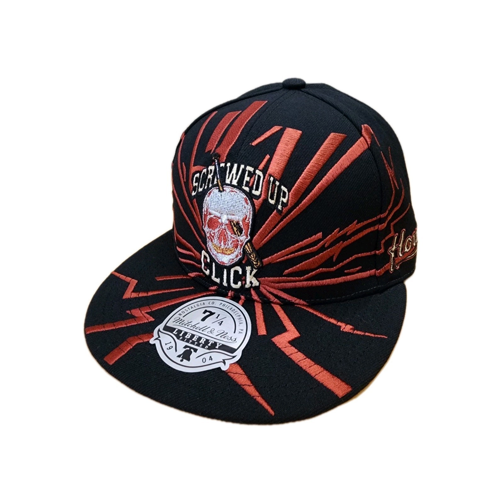 Houston Astros Fitted Size 7 1/4 Dj Screw Mitchell & Ness Exclusive Hat