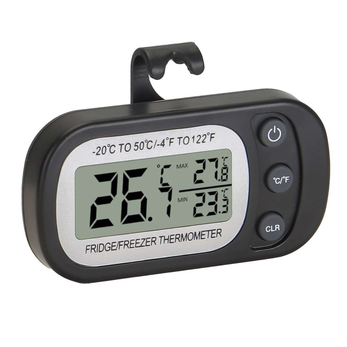 2X Waterproof Refrigerator Thermometer Digital Fridge Freezer Large LCD Display