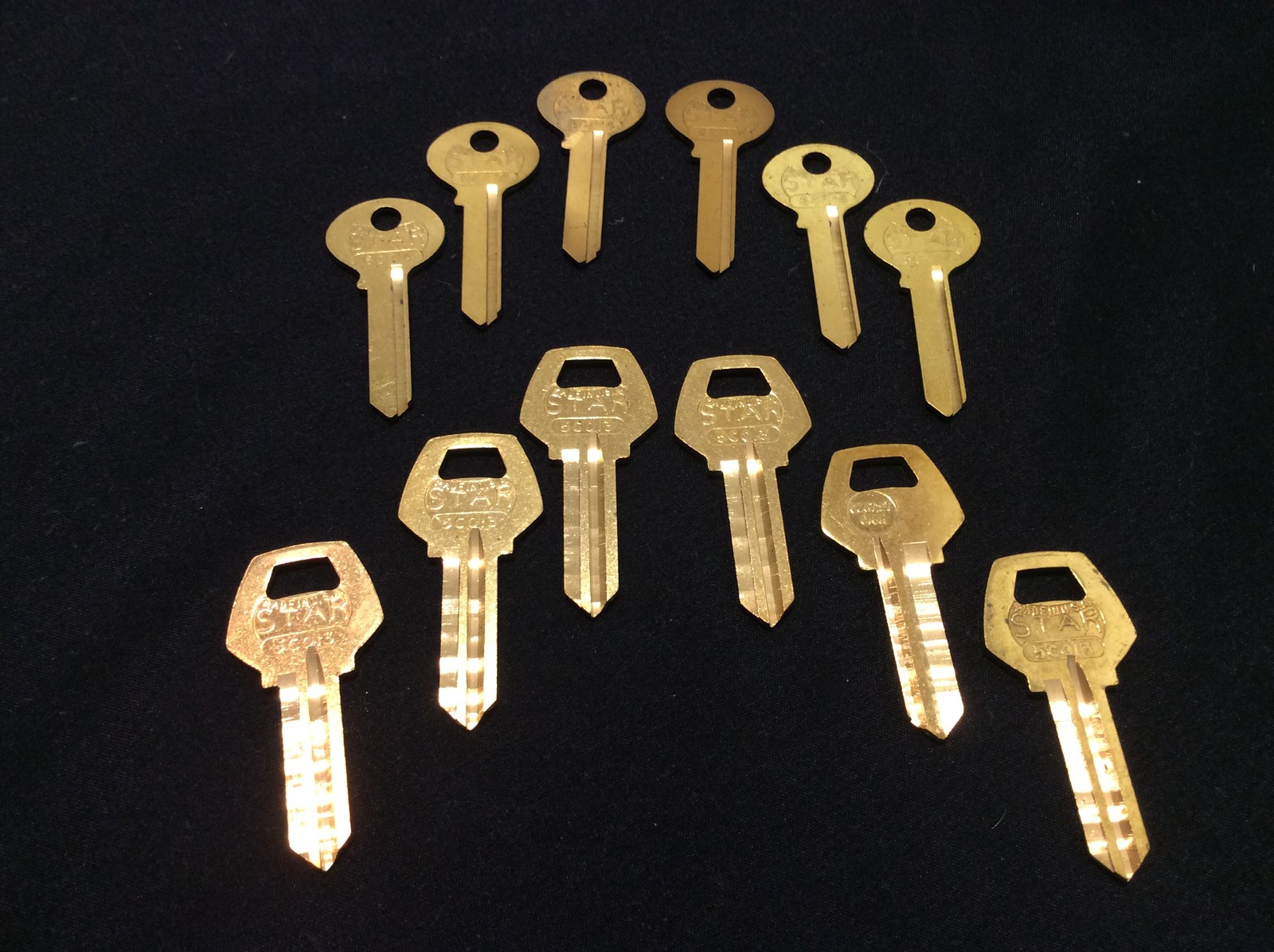 Corbin by Star CO97 & 1000FR Key Blanks, Set of 12-Locksmith