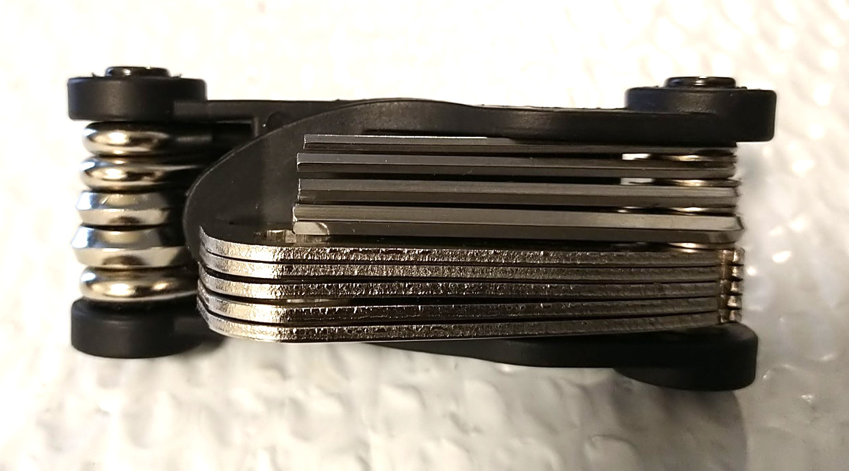 MULTI PURPOSE POCKET TOOL * WITH 14 DIFFERENT TOOLS & POUCH *
