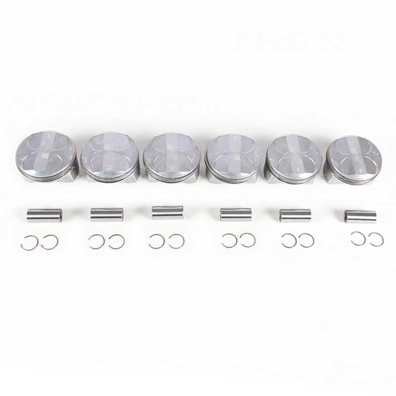 6Pcs Pistons & Rings STD Φ88mm FIt for Mercedes-Benz E300 C300 GLK300 3.0L V6