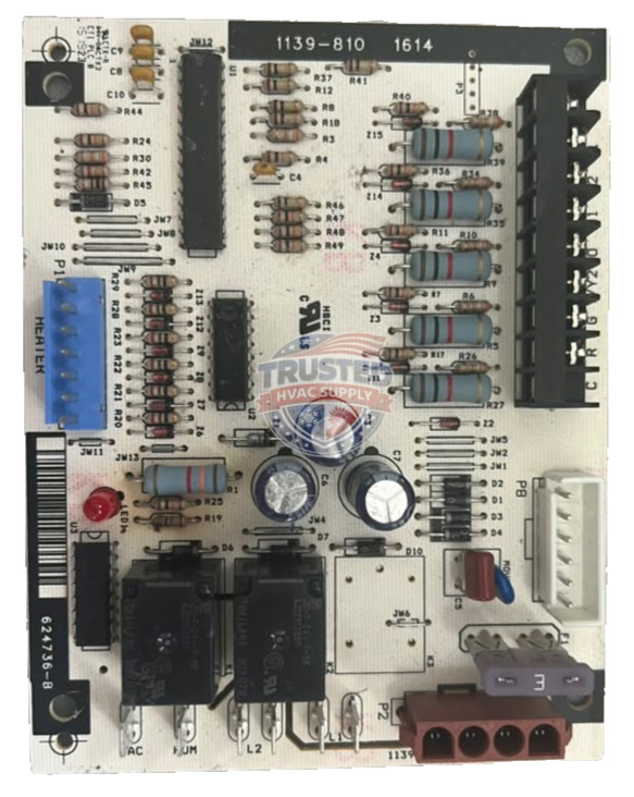 1139-810 AS PICTURED Furnace Control Board 624736-B