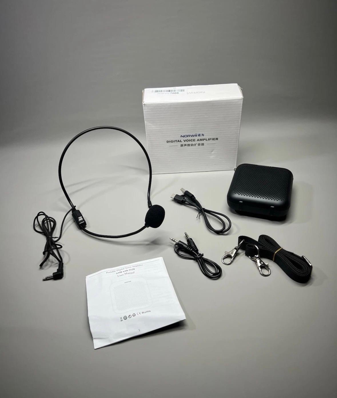 Loud Voice Amplifier Portable Mini Wired Microphone Headset Bluetooth Speaker