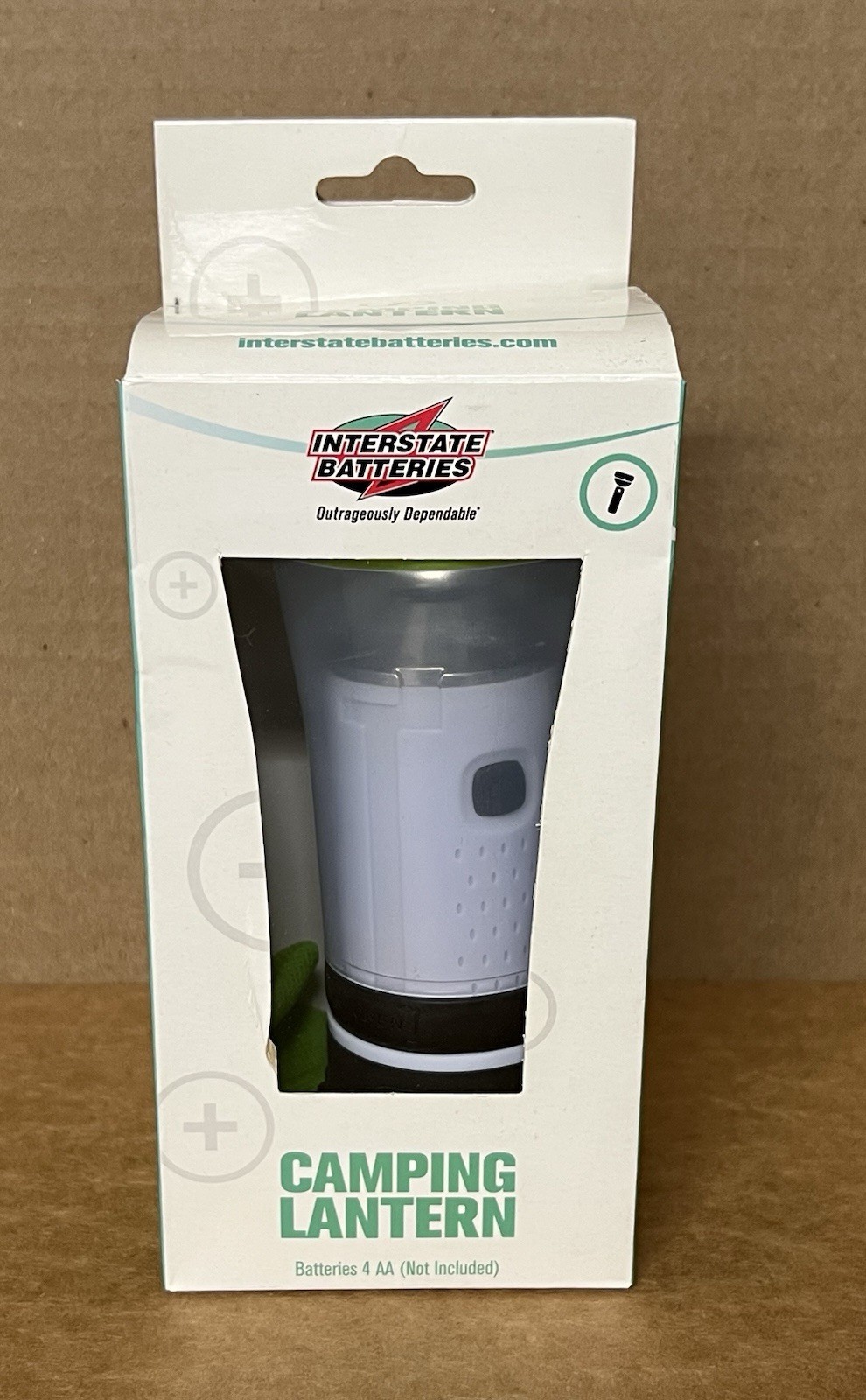 Interstate Batteries LIG8056 Led Mini Camping Lantern Flashlight New old Stock