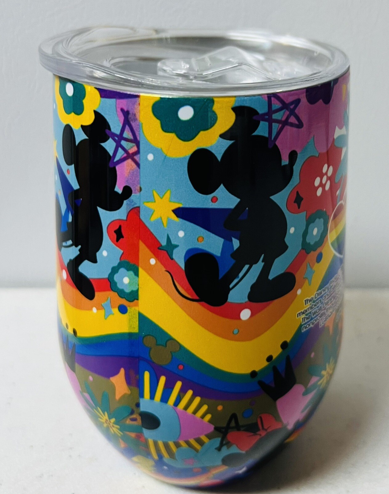 Disney Pride 2024 Stainless Steel Tumbler w/ Plastic Lid LIMITED NWT SW64