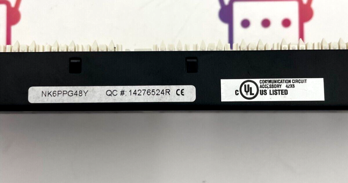 PANDUIT NK6PPG48Y NET KEY PUNCHDOWN PATCH PANEL