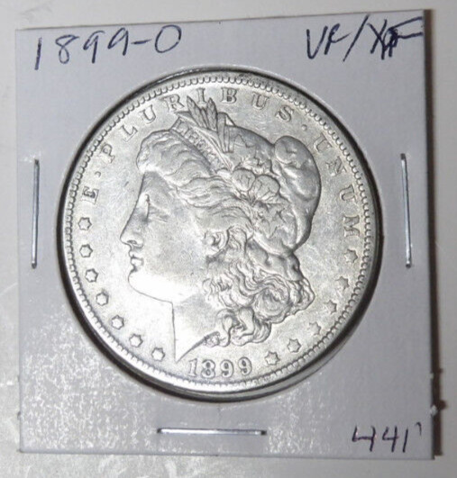 1899-O Morgan Silver Dollar VF/XF Cleaned New Orleans Mint (1.2625)