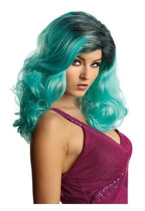 Fame Monster Faded Green Costume Wig Adult One Size