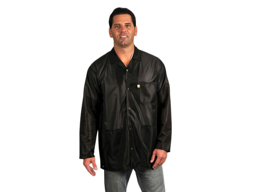 Tech Wear LOJ-93-M - ESD Smock Black Medium