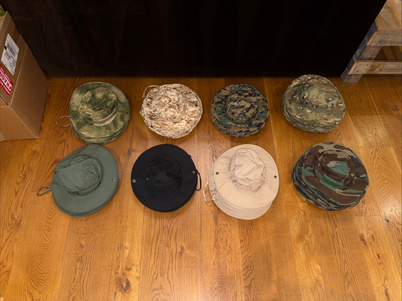 NEW Camouflage Tactical Boonie Hat With Snapping Sides One Size - Multiple Camos