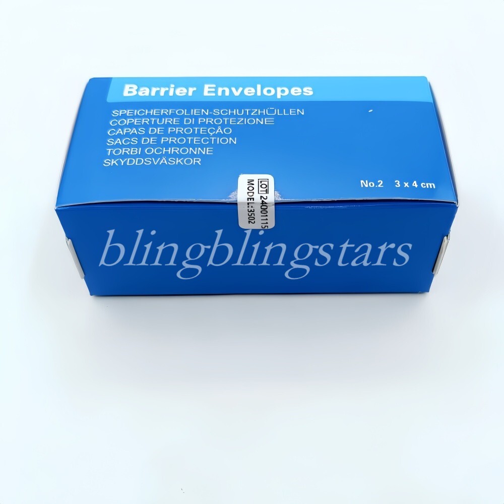 Barrier Envelope Phosphor Plate Dental Digital Sensor X-Ray Size 2 Imaging Plate