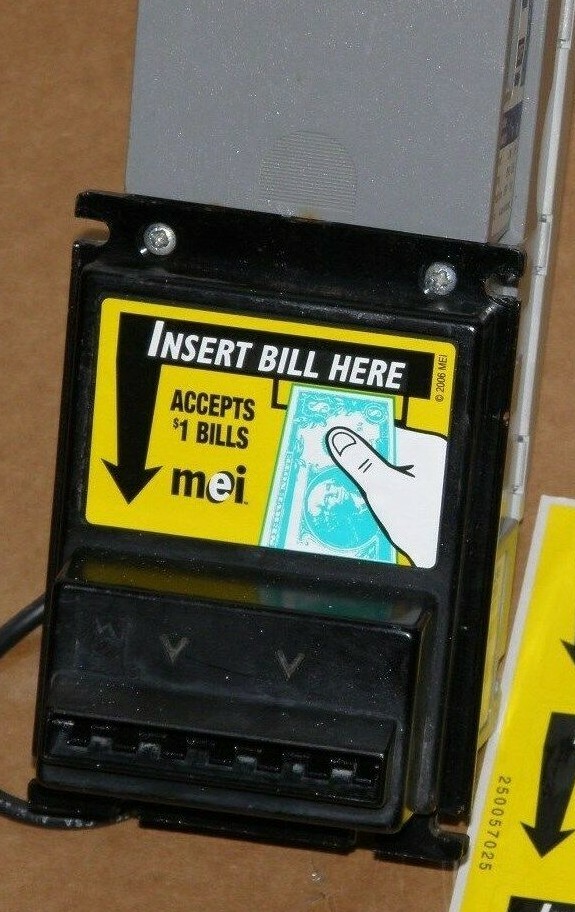 MARS MEI VN2512 bill validator 24volt MDB, will take $1 ONLY