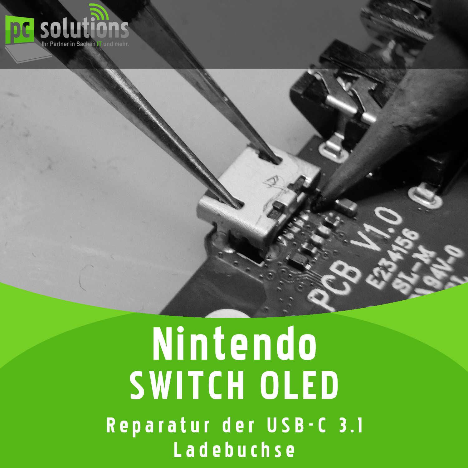 ✅ REPAIR Replacement USB-C 3.1 Charging Socket Connector Nintendo Switch OLED