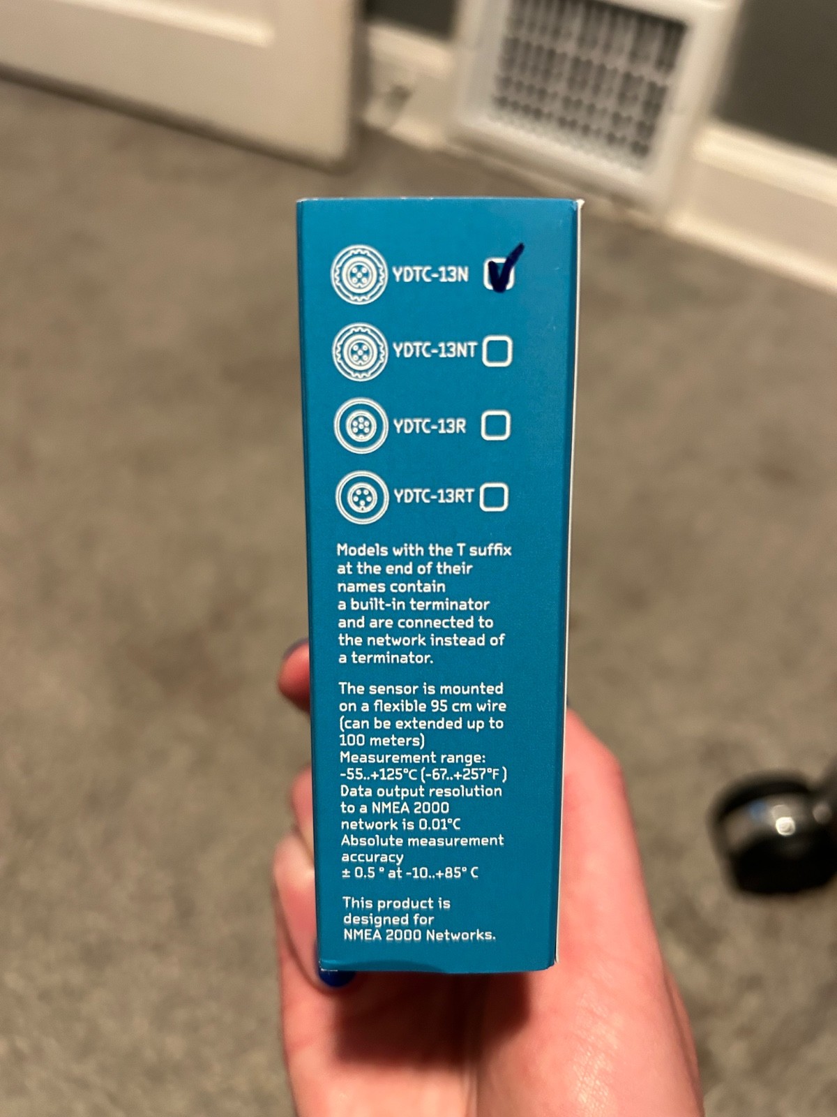 Yacht Devices Digital Thermometer