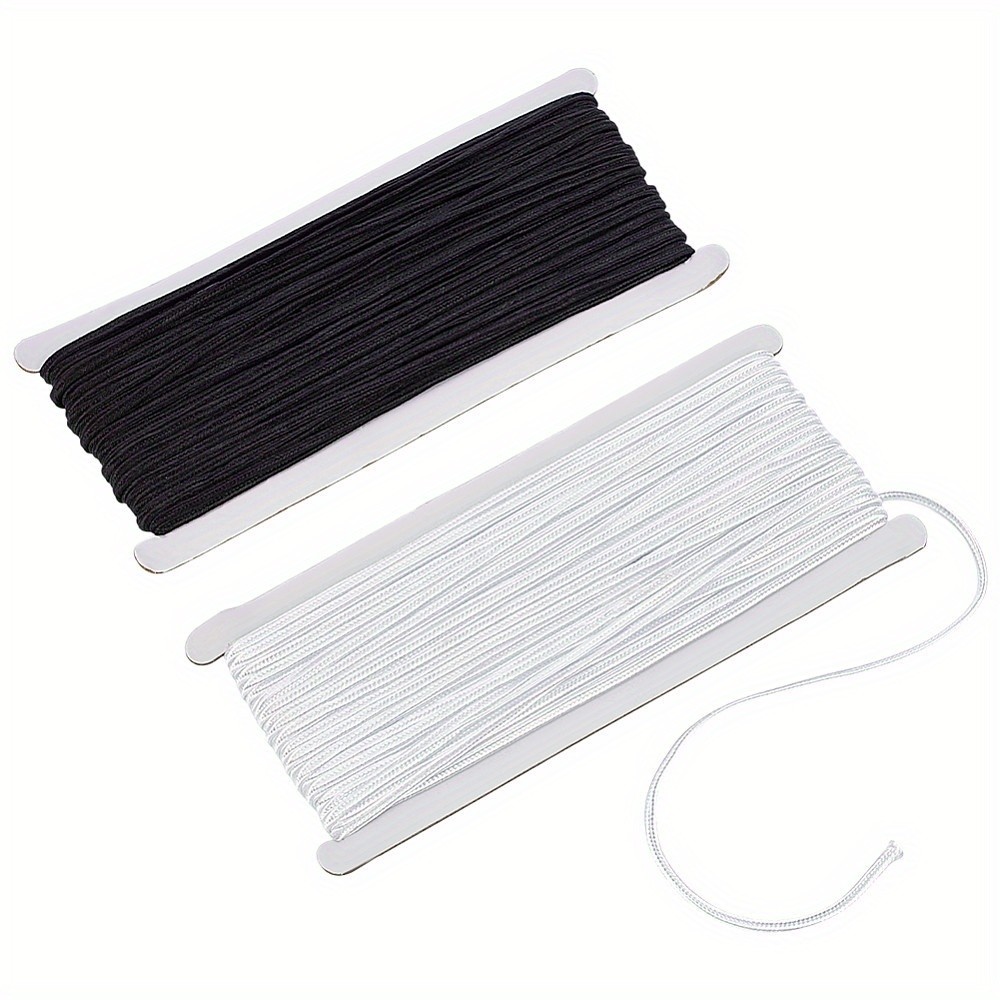 1set 65.62yards/60M 2 colors Polyester Cord for Clothes Accessories