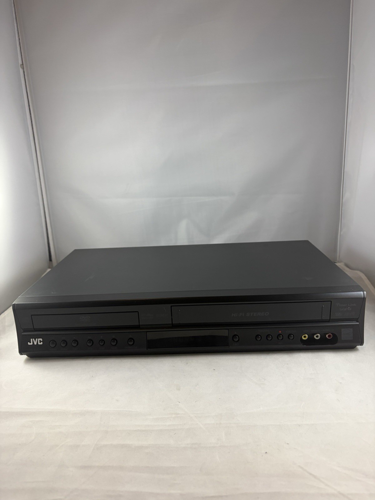 JVC HR-XVC11B DVD VHS Combo VCR Hi-Fi Stereo Tested Working No Remote