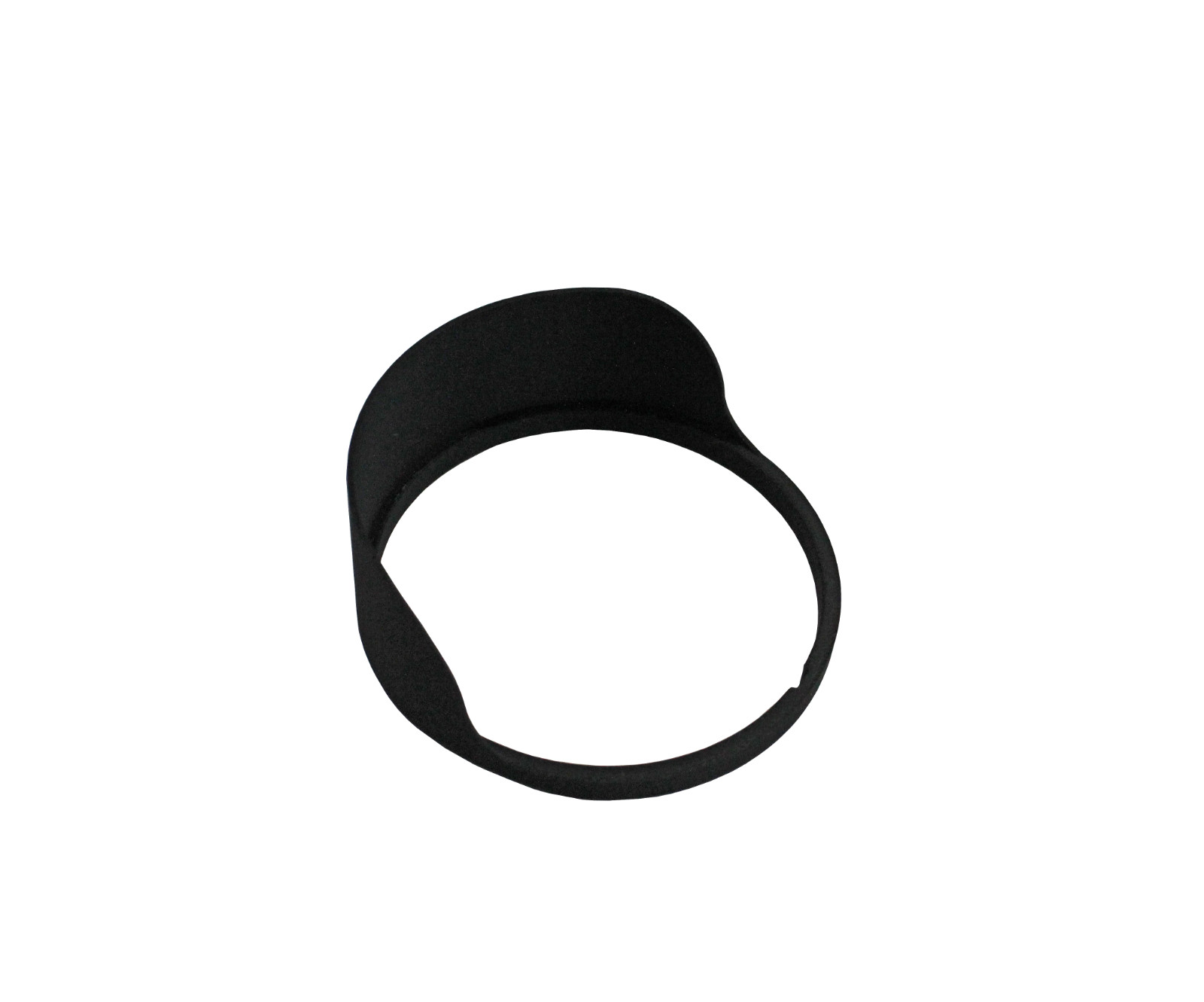 3-3/8" Black Gauge Light Shield Visor Cover Cap