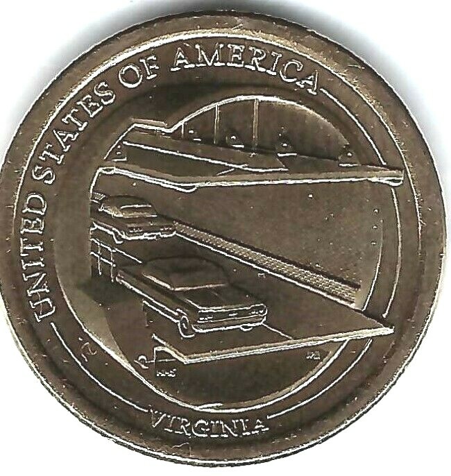 2021-D Denver $1 Coin for American Innovation Virginia Series!