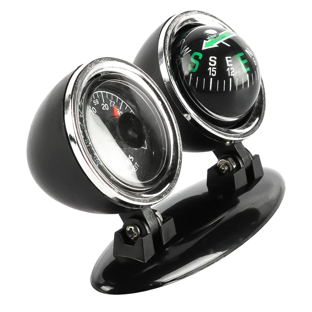 2in1 Autothermometer Compass, Outdoor, Vehicle Mount, Armatu...