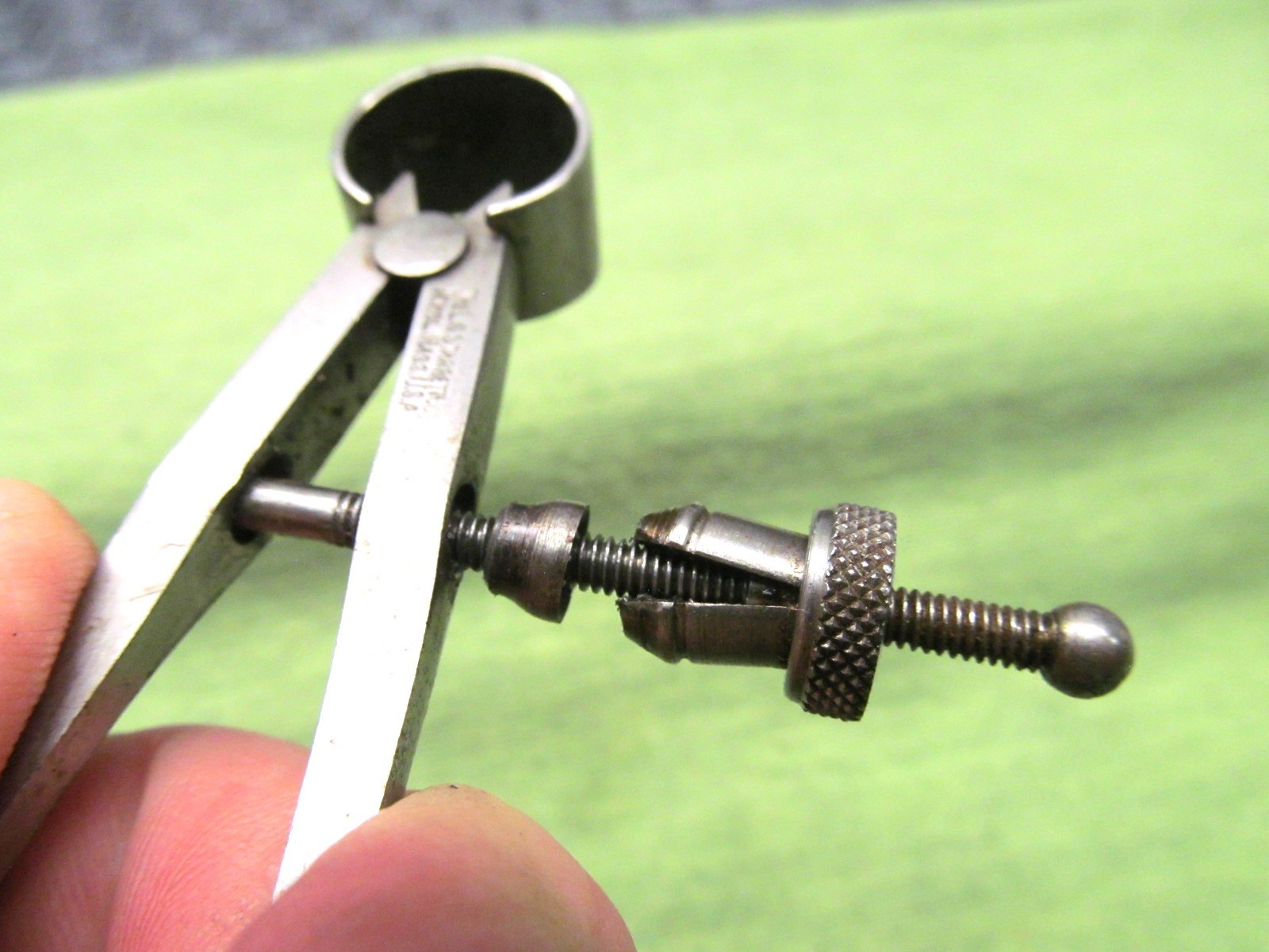 L.S. Starrett 3" Fey Style Inside Caliper No. 74 w/Quick Adjusting Spring Nut