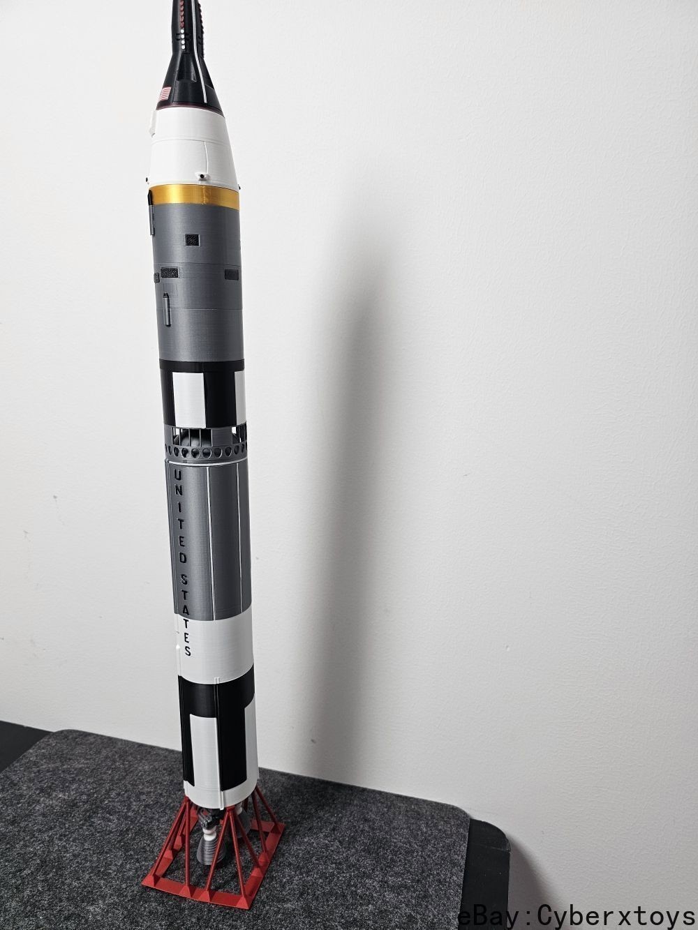 1:60 Scale NASA Gemini Titan II Rocket Model – Fully Painted, 22" Length