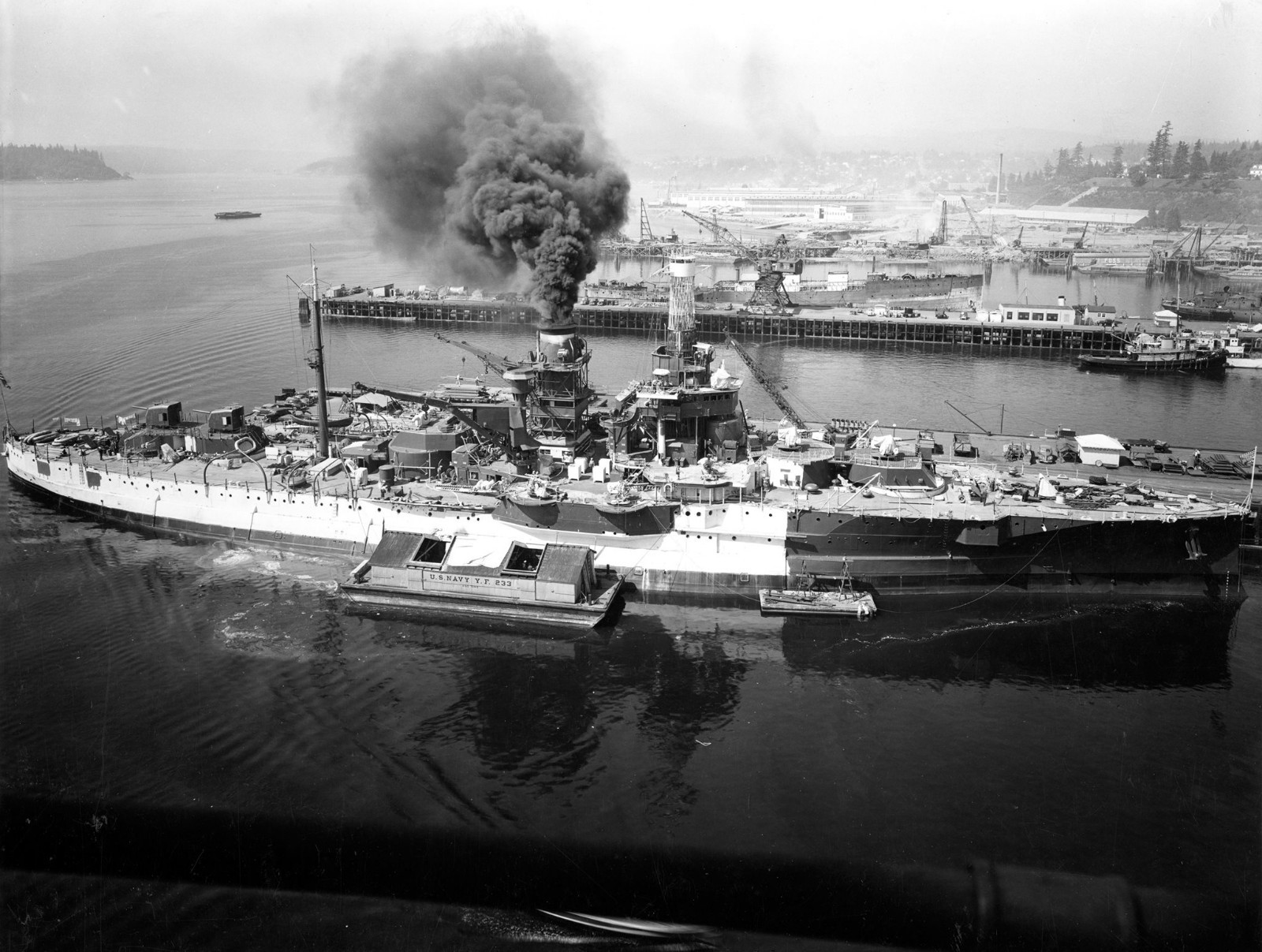 WW2 WWII Photo Battleship USS Utah BB-31 (AG-16) Pearl Harbor  World War Two