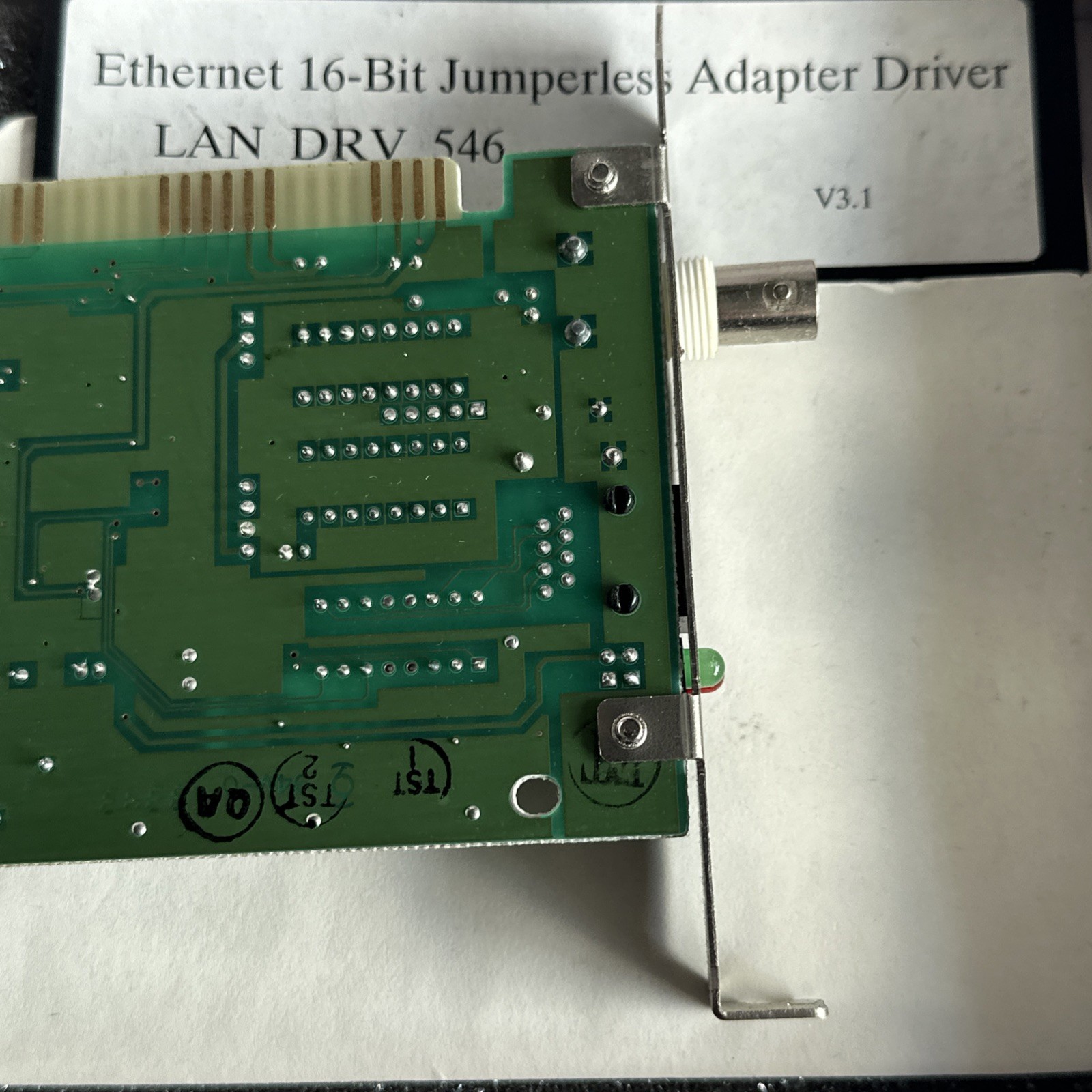 Winbond EtherAdapter-16 Ethernet Adapter Card W89C904AXF
