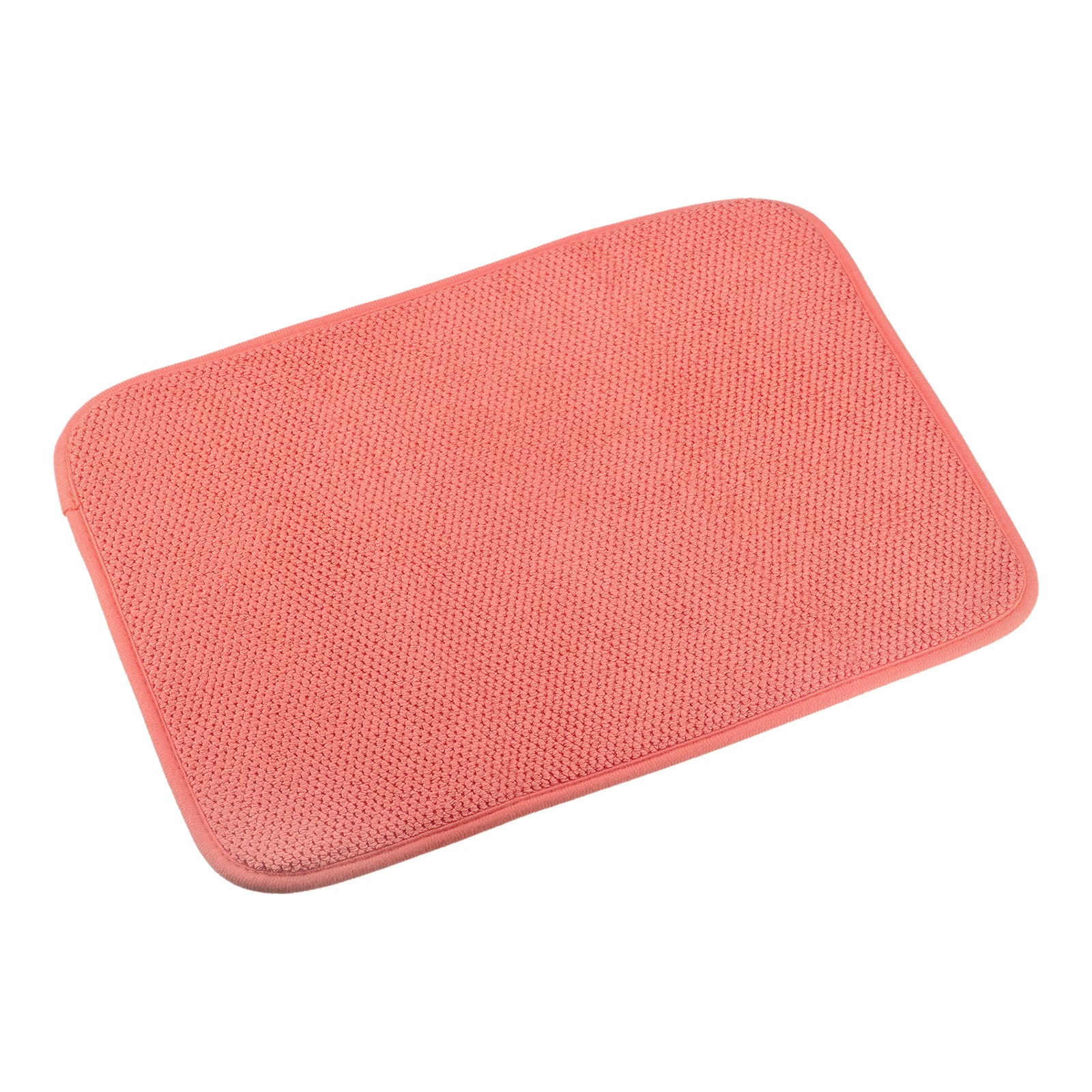 Microfiber Dish Drying Mat, 15.75" x 11.82" Dishes Drainer Mats-Red
