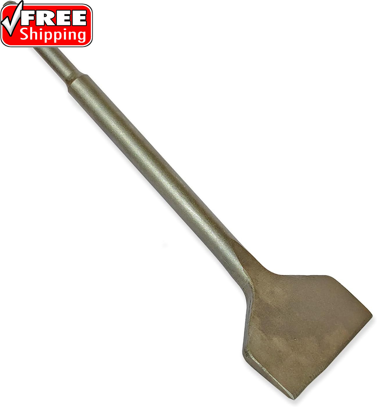 SDS plus Chisel, Tile Removal Tool, 3”Wide,Thin Set Removal Tool, Suitable for D