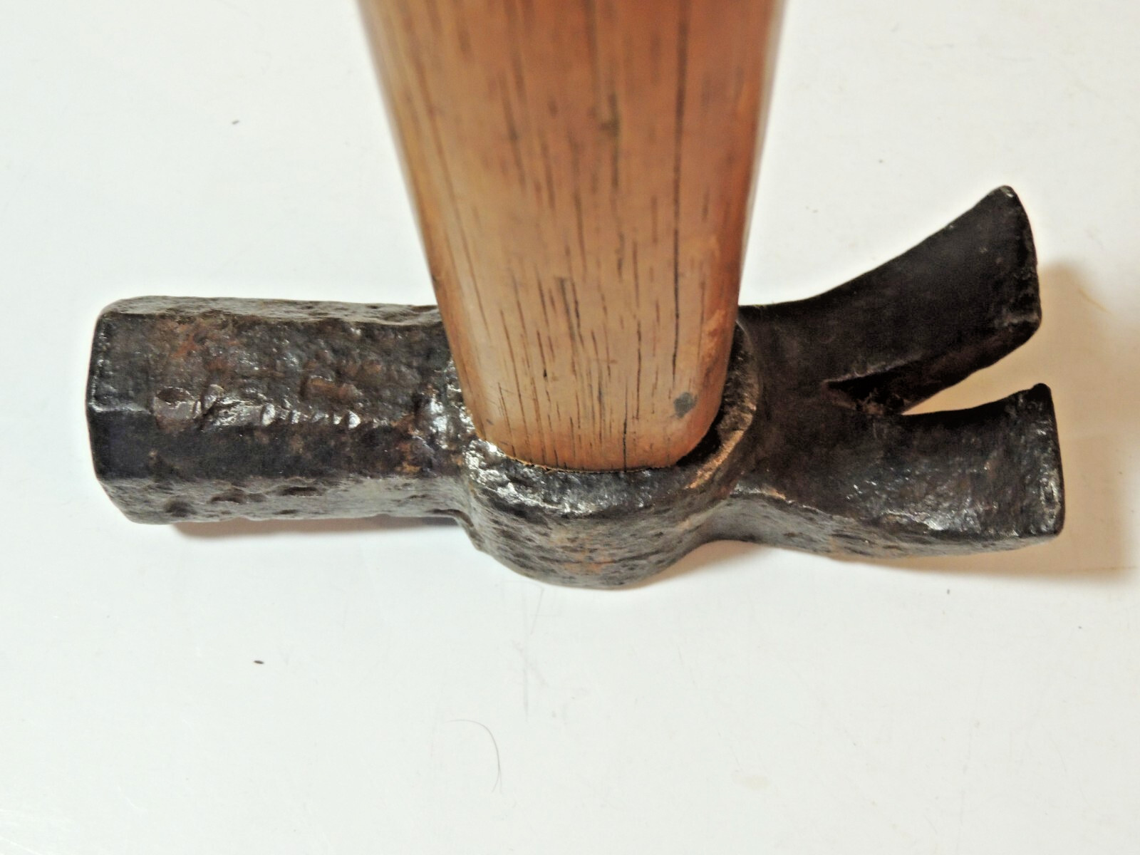Antique Hand Forged, Blacksmith Claw Hammer, Nail Pull, Primitive