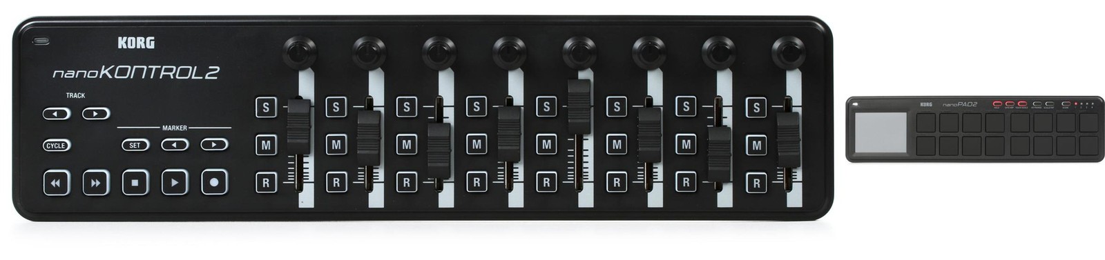 Korg NANOKON2BK + Korg NANOPAD2BK Value Bundle