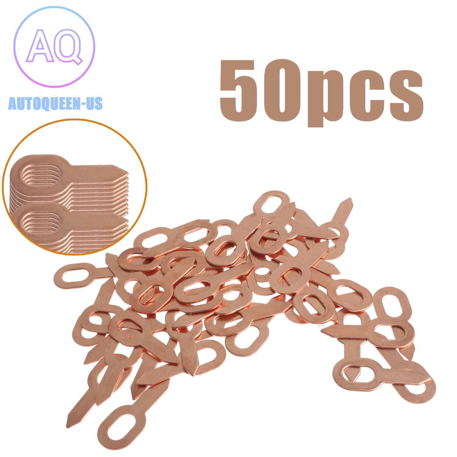 50Pcs Dent Puller Rings Body Panel Pulling Washer for Spot Welding Welder