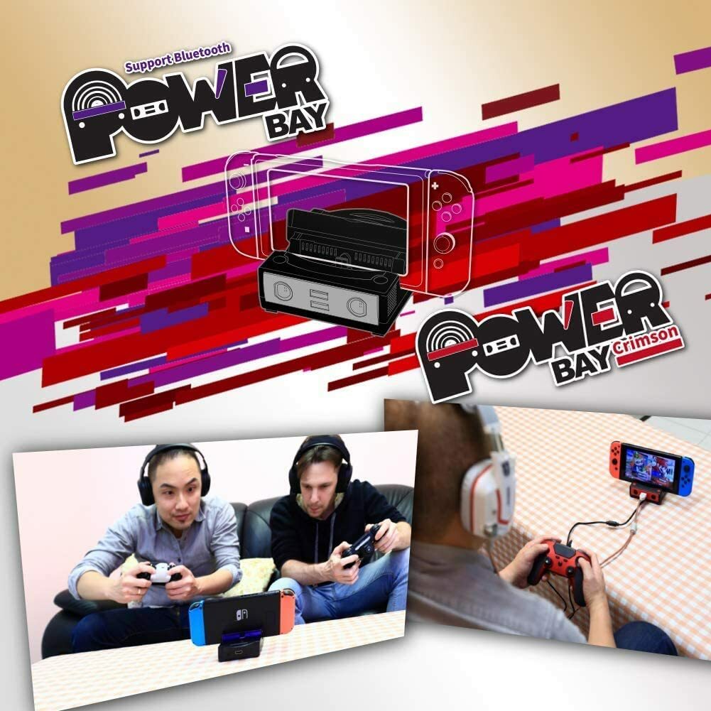 Brook Power Bay Crimson for the Nintendo Switch without Bluetooth
