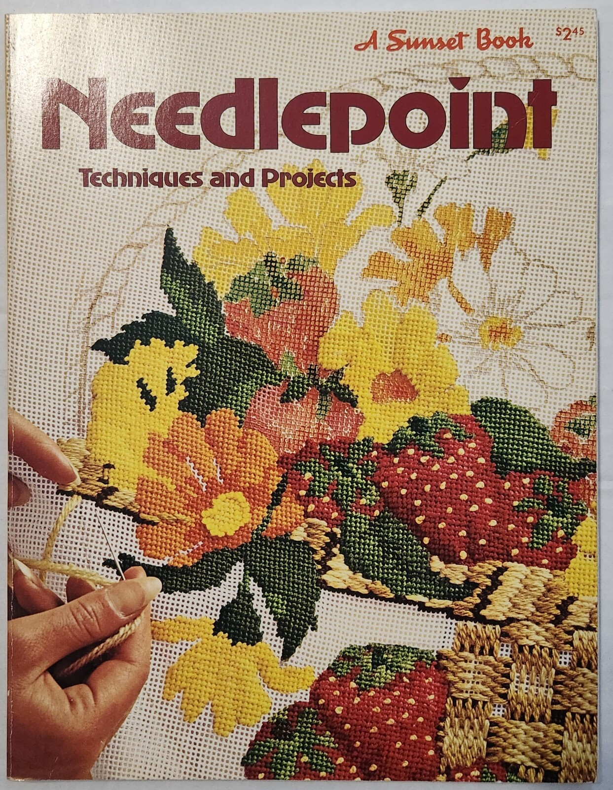 Vintage Sunset Book Needlepoint: Techniques and Projects ~ 1977
