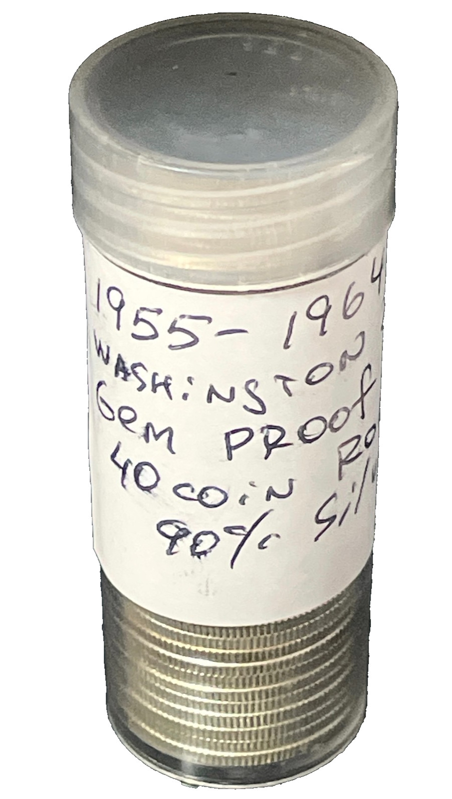 1955-1964 Washington Quarters GEM/BU/PROOF 90% Silver 25c U.S 40 Coin Roll
