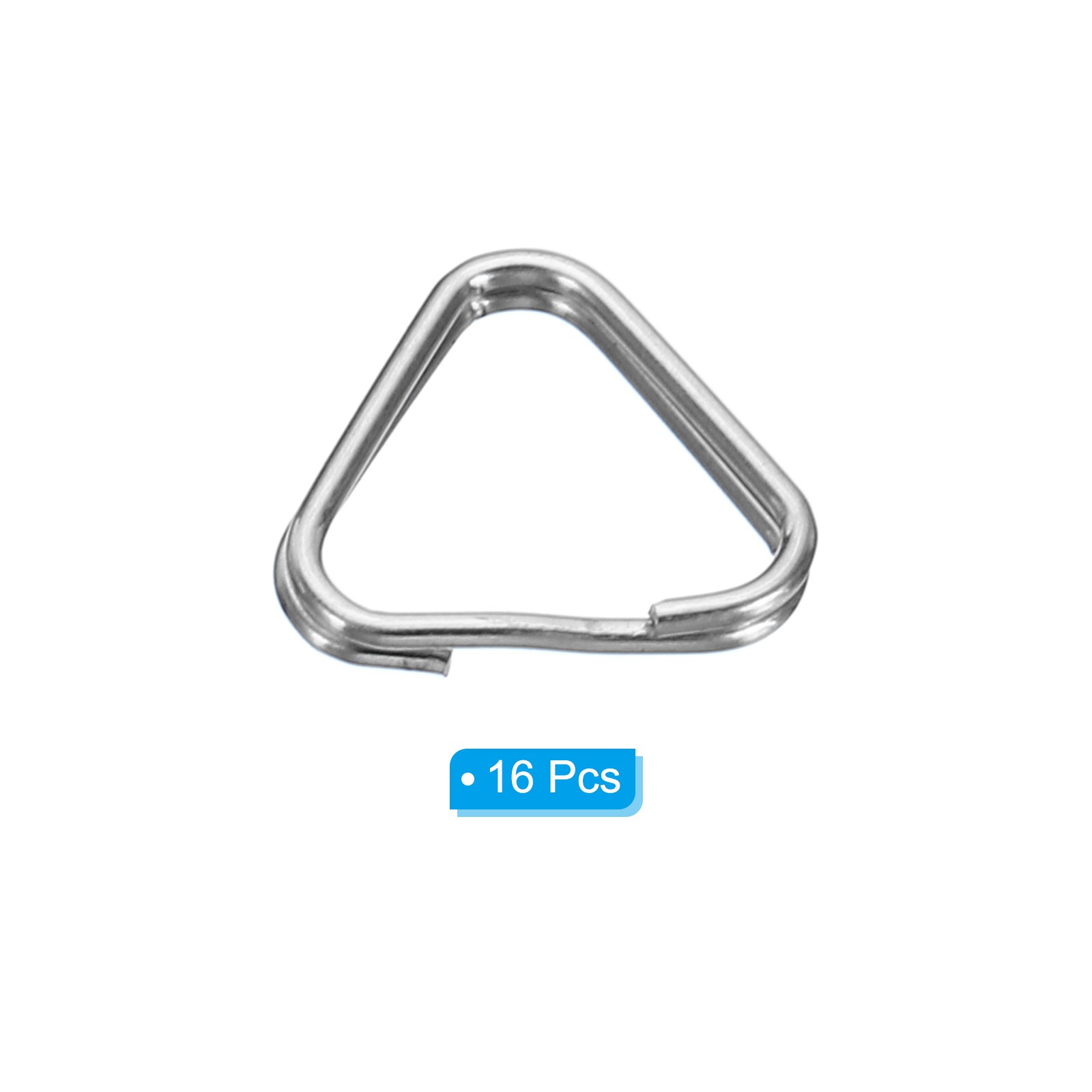 Camera Strap Lug Ring, 16 Pack Metal Triangle Split Ring Hook Adapter Universal