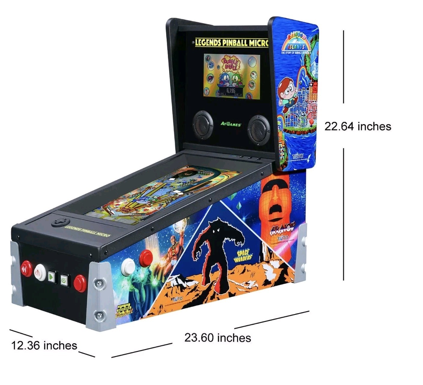 AtGames Legends Digital Micro Pinball Table Machine