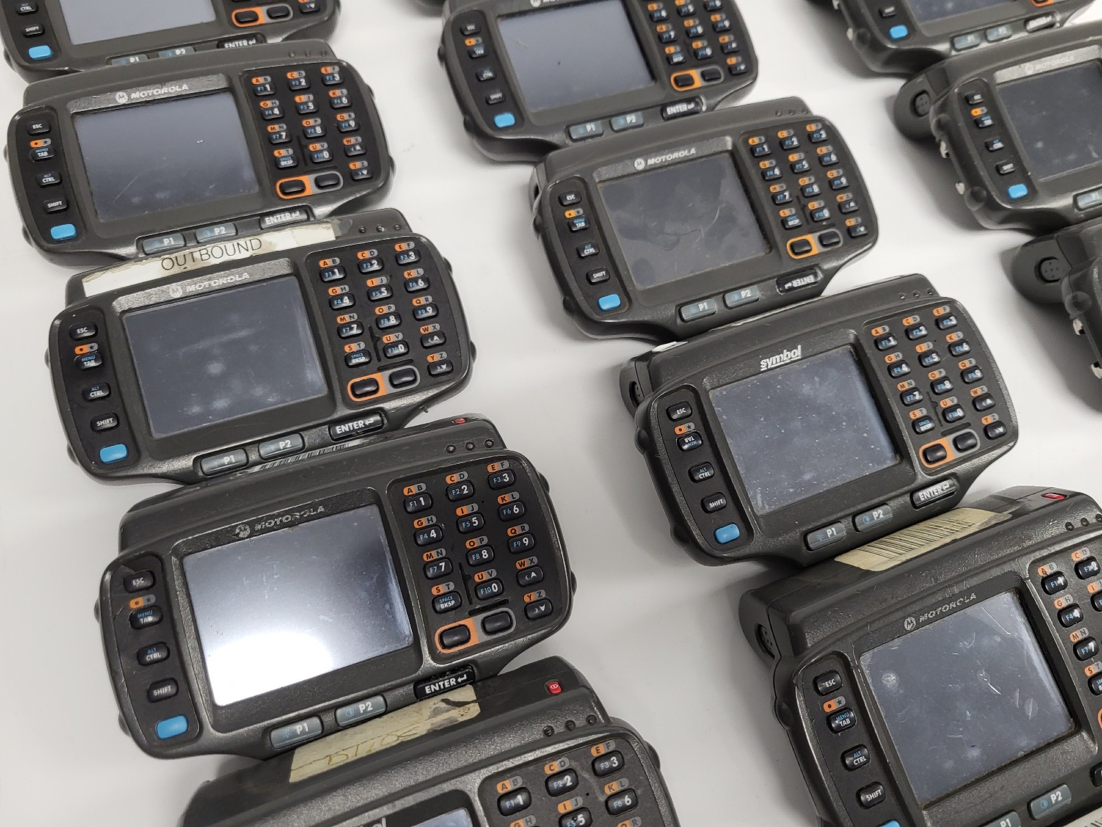 Lot of 20 Motorola WT41N0 Wrist Computers Parts (No Batteries, Untested)