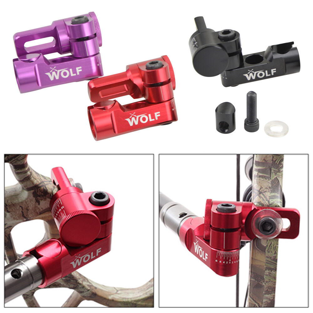 Archery Single Side V Bar Stabilizer Mount Quick Disconnect Adjustable Bow Shoot
