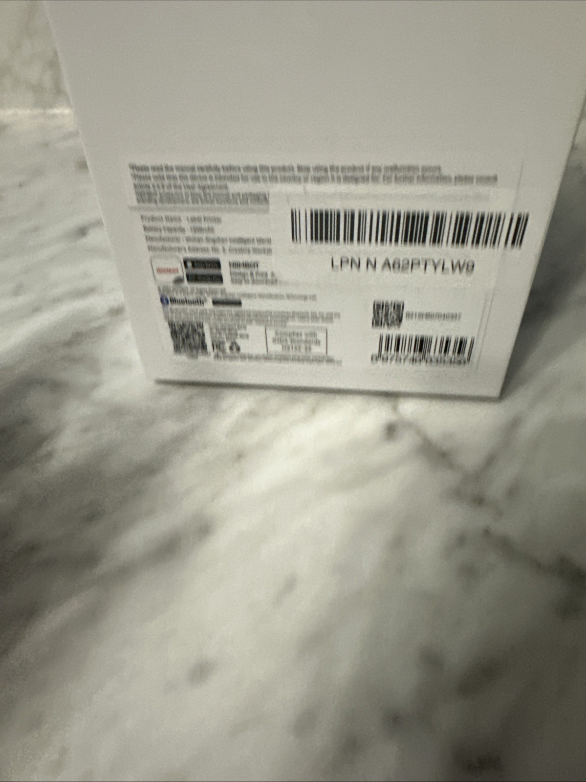NIIMBOT B21S Smart Label Printer Open Box
