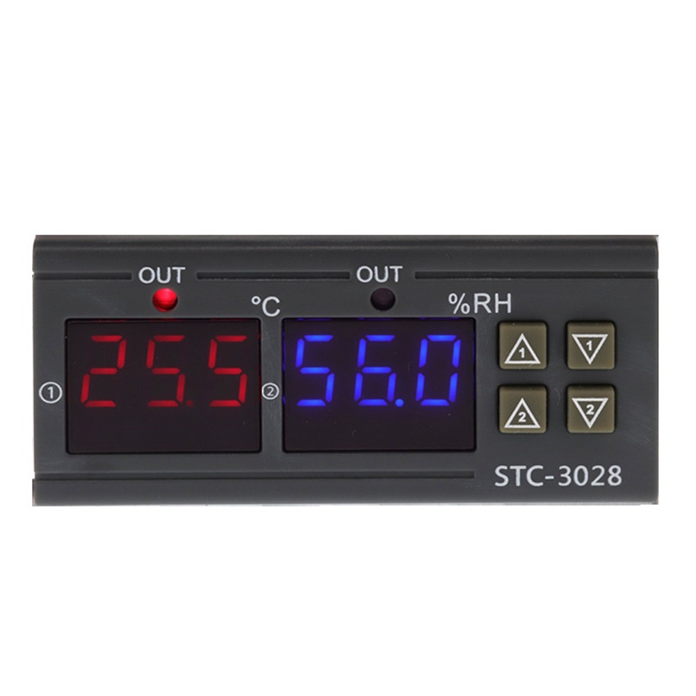 Digital Thermostat Hygrostat Temperature Humidity Control  3028 AC 110V4373
