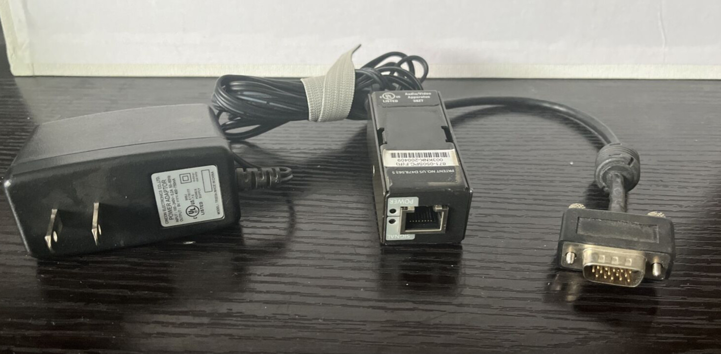 SP Controls Catlinc VGA Transmitter Cat5 Audio Video 38ZT w/ Power Supply