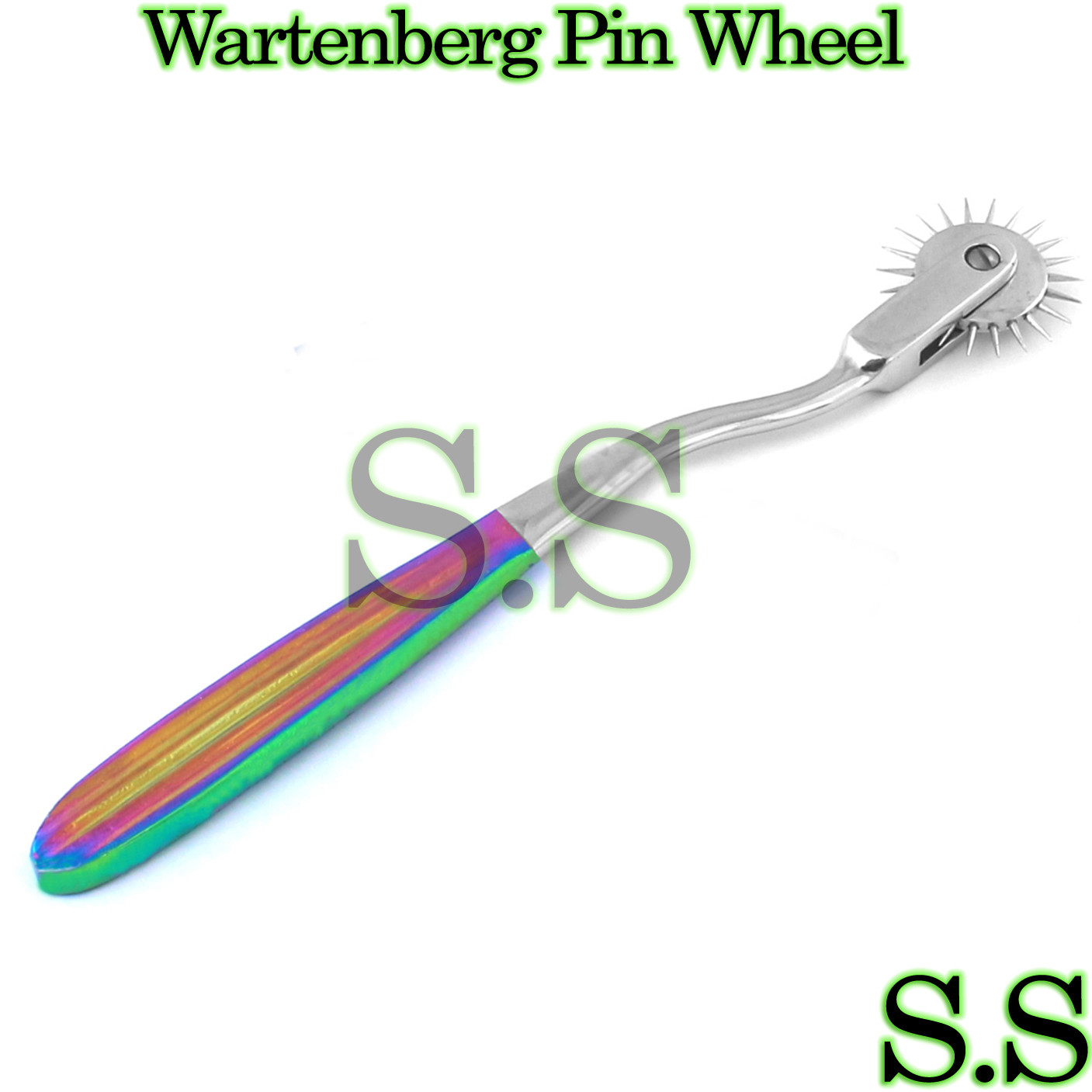 Wartenberg Pin Wheel Half (Rainbow) Color Surgical Instruments