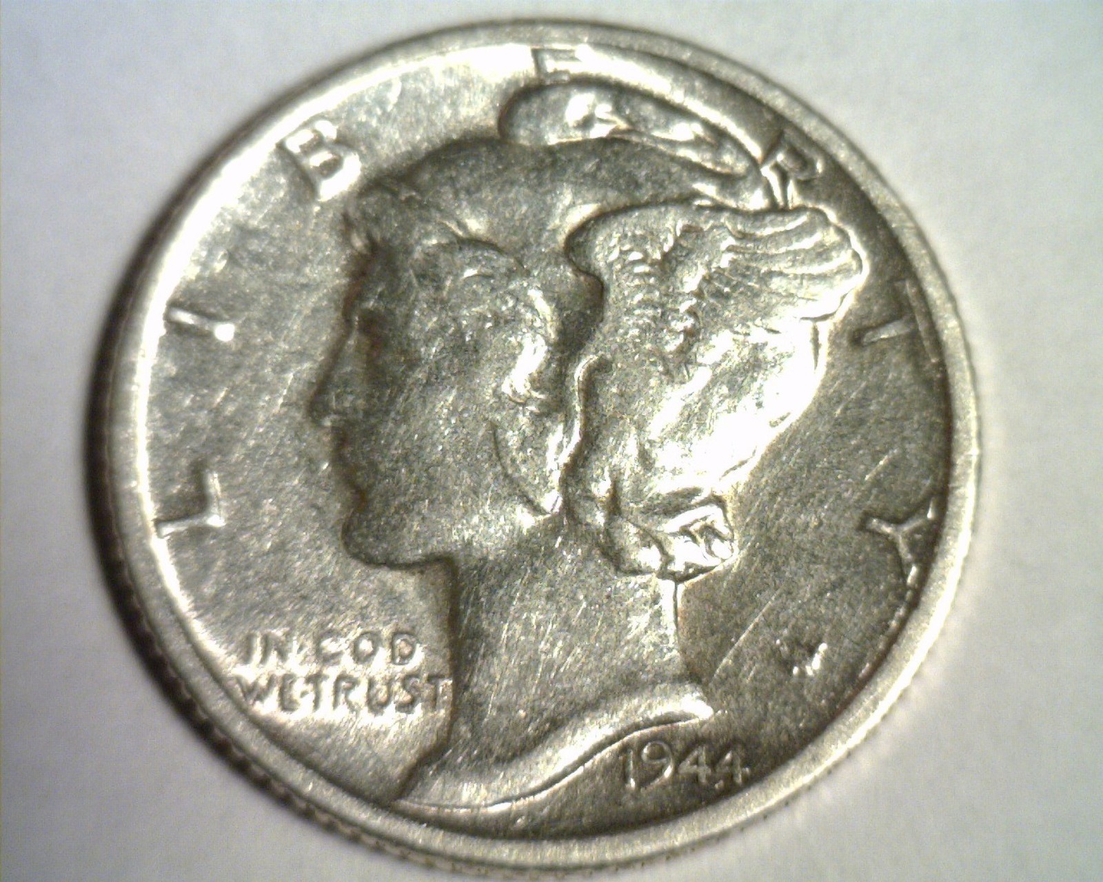 1944-D MERCURY DIME EXTRA FINE /ABOUT UNCIRCULATED XF/AU ORIGINAL EF/AU 99c SHIP
