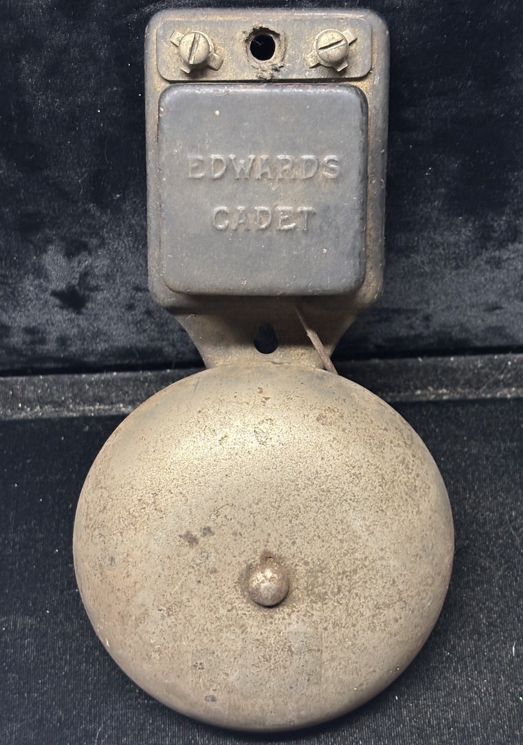 Vintage Edwards Cadet Series Signaling Electric School Bell 4" Diameter Bell